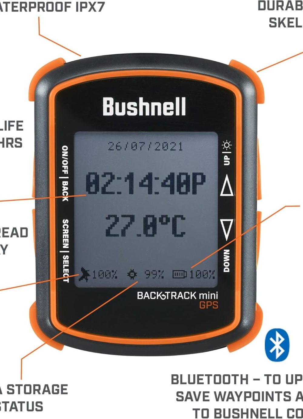 Bushnell BackTrack Mini GPS Navigation, Portable Waterproof GPS for Hiking Hunting and Backpacking - Image 3